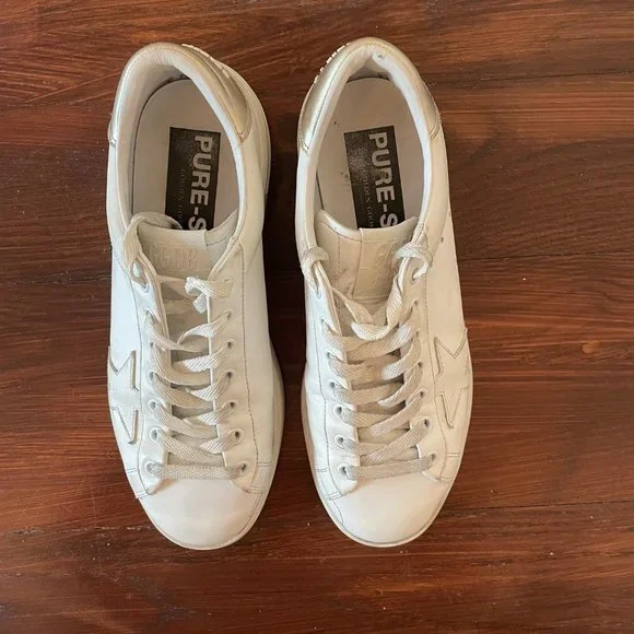 Golden Goose White Athletic Shoes - Picture 4 of 11